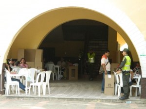 Colegio Loperena  jornada electoral
