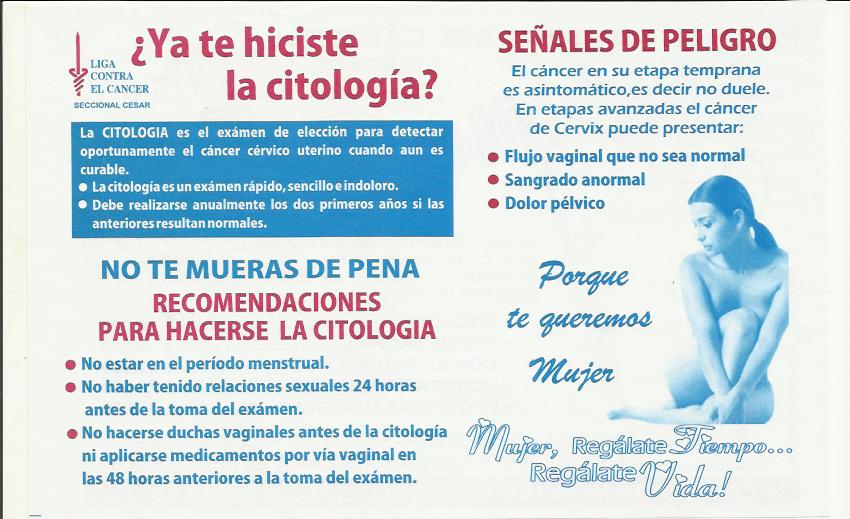 Liga de Lucha Contra el Cáncer promueve las&nbsp;citologías