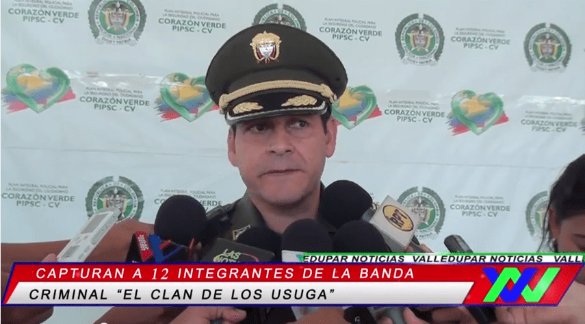 Capturan a 12 integrantes de la banda criminal “el clan de los&nbsp;Usuga”