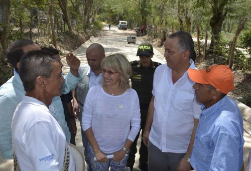 Inaugurada vía Mariangola-Villa Germania, con Min Transporte y Alcalde de&nbsp;Valledupar