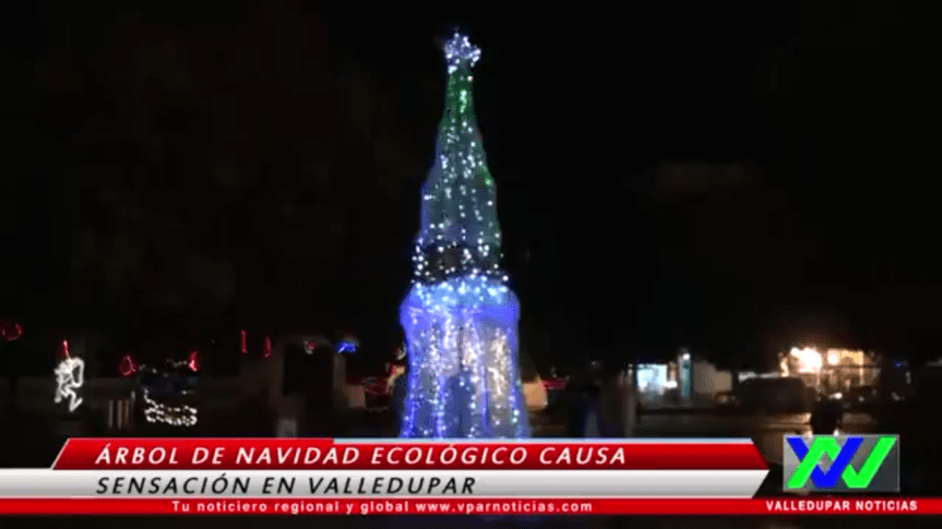 Árbol de navidad ecológico en&nbsp;Valledupar