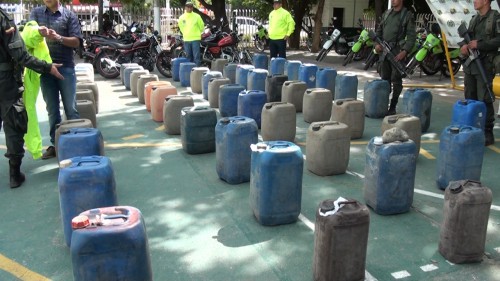 400 galones de combustible y 5 motos de procedencia venezolana fueron&nbsp;incautados