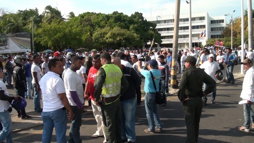 Se realizó plantón organizado por mototaxistas en&nbsp;Valledupar
