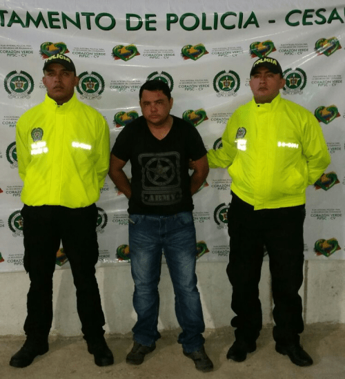Capturado alias “boby seis muertos” máximo cabecilla del clan “Usuga” en&nbsp;Valledupar