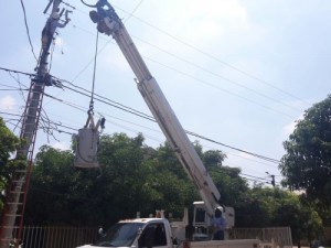 Foto cambio de Transformador