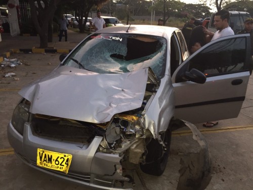 Pareja herida en accidente de tránsito al norte de Valledupar, ocasionado por un&nbsp;equino