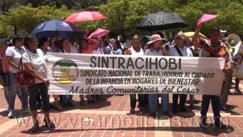 En Valledupar continúan las protestas de las madres&nbsp;comunitarias