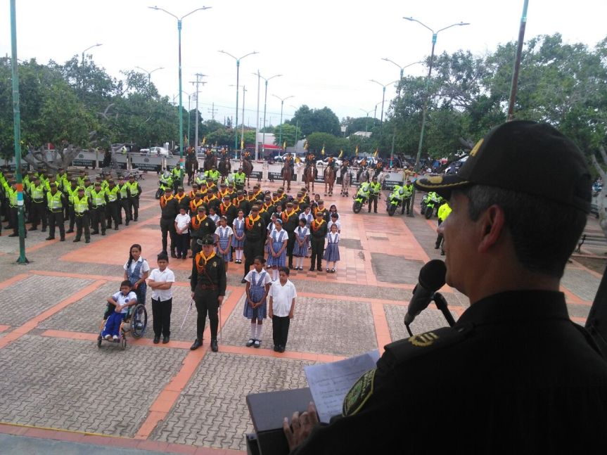 36 nuevos policías para el Cesar fueron presentados en La&nbsp;Paz