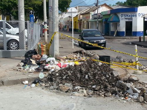 Esquina convertida en&nbsp;basurero