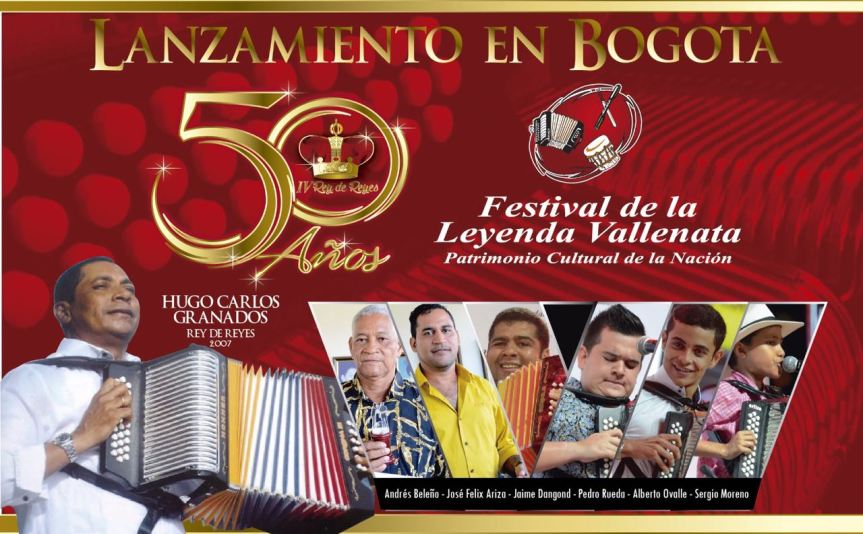 Lanzamiento del Festival Vallenato # 50, en&nbsp;Bogotá