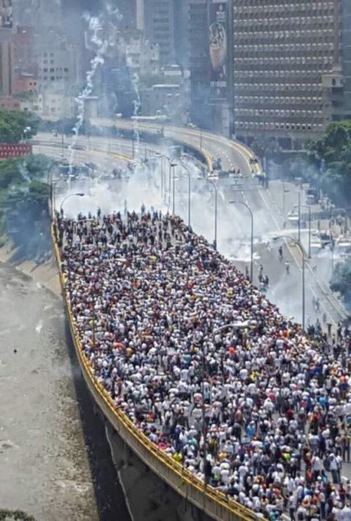 Dos muertos durante la marcha opositora en&nbsp;Venezuela