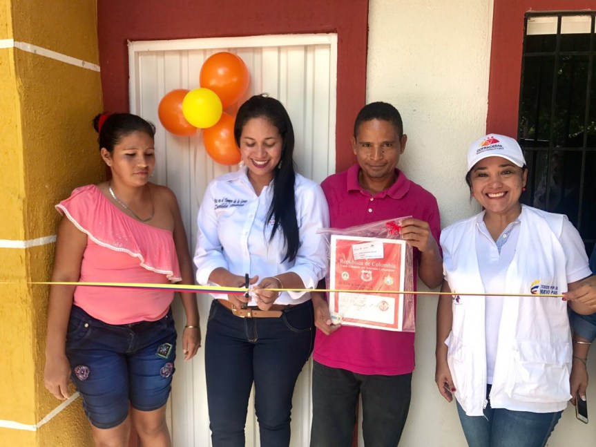 En Chiriguaná, Comfacesar entregó 83 viviendas del Fondo de&nbsp;Adaptación