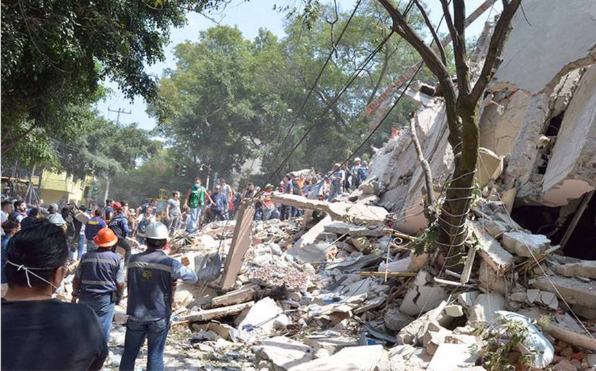 Pánico, dolor y  muerte por terremoto que sacudió&nbsp;México