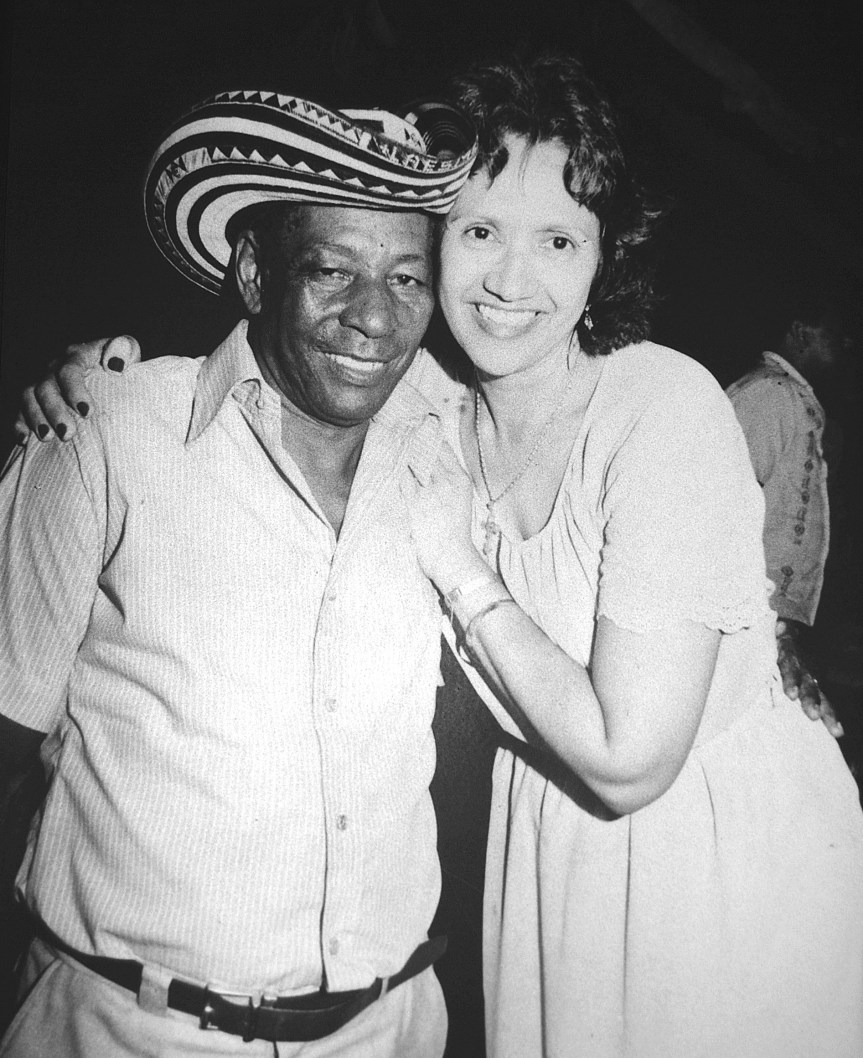 Alejo Durán y Consuelo Araujonoguera. Foto Fundación Festival de la Leyenda Vallenata