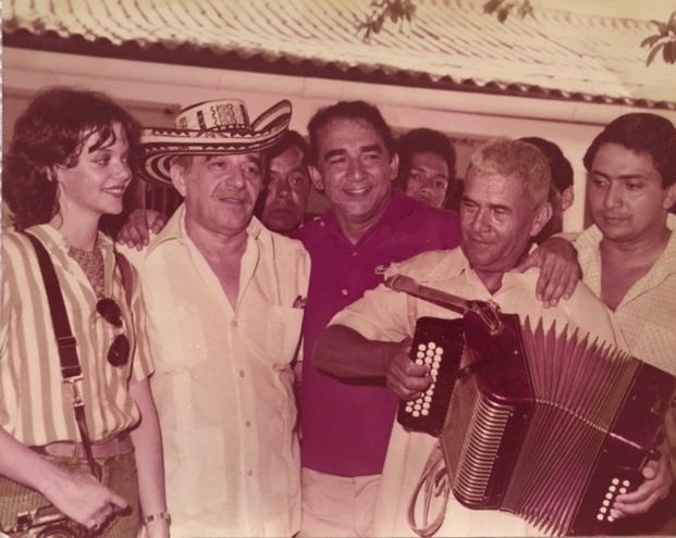 Emiliano Zuleta Baquero con Gabriel García Márquez