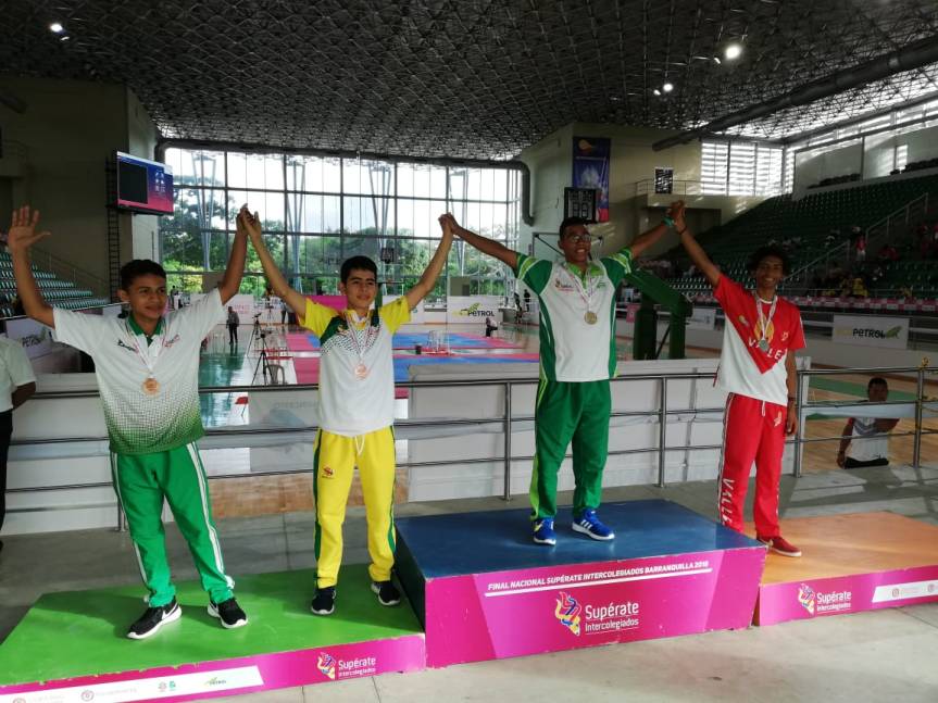 Con 23 medallas, el Cesar culmina su participación en  la Fase Nacional de los Juegos Supérate Intercolegiados&nbsp;2017
