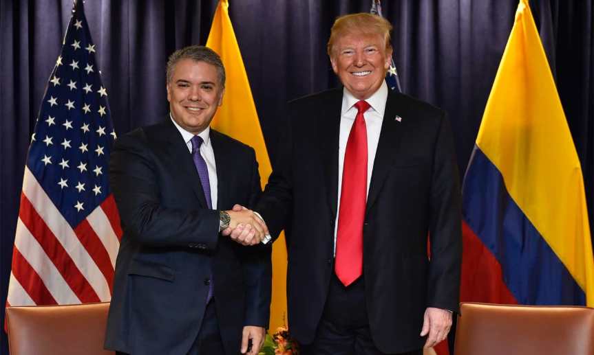 Reunión con el Presidente Trump «deja fortalecida la relación bilateral entre Colombia y Estados Unidos»:&nbsp;Duque