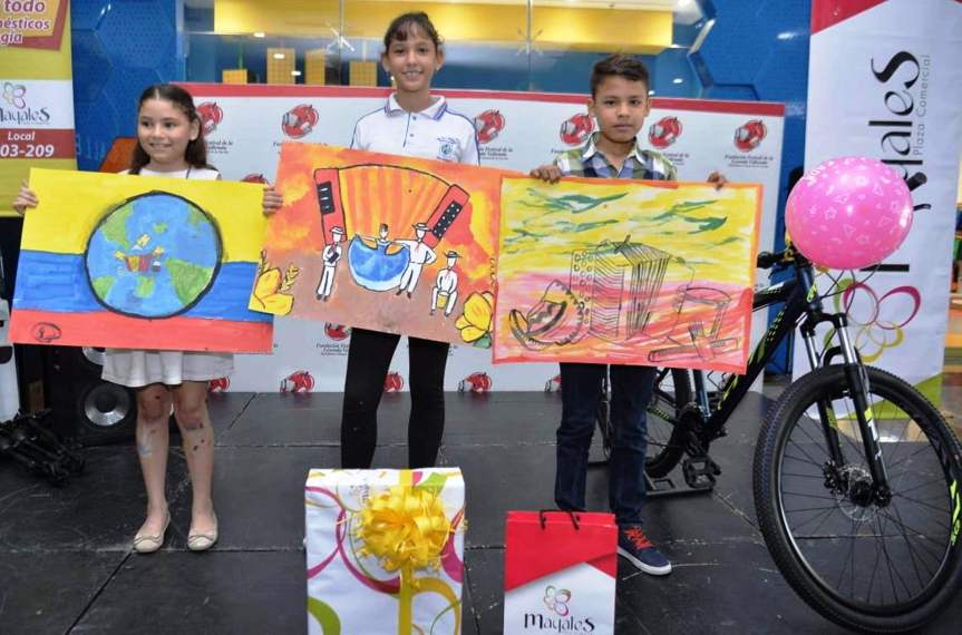Ganadores del X concurso de pintura infantil del Festival&nbsp;Vallenato