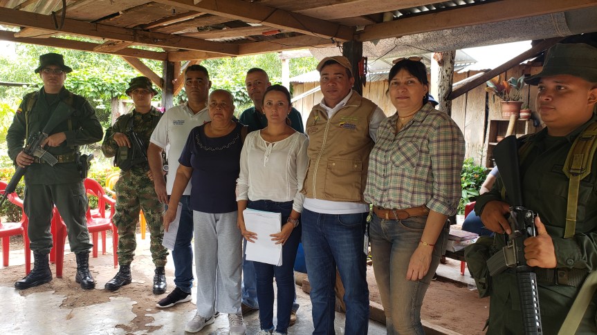 La restitución llegó al hogar de una familia campesina del&nbsp;Cesar