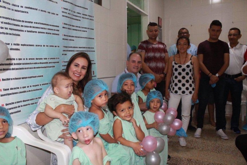 Primera Dama del Cesar y Fundación Operación Sonrisa lanzan ciclos de cirugías para&nbsp;niños