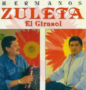 Carátula de Los Hermanos Zuleta en la producción musical 'El Girasol' grabada en el año 1995