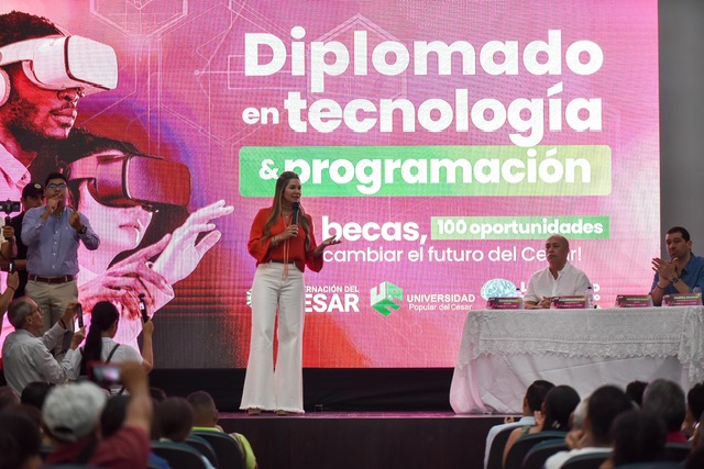Cesar inicia formación de 100 personas en tecnología y&nbsp;programación