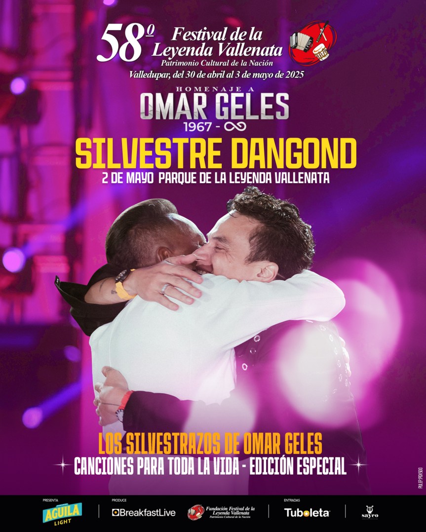 Silvestre Dangond, primer artista para el 58 Festival de la LeyendaVallenata 2025