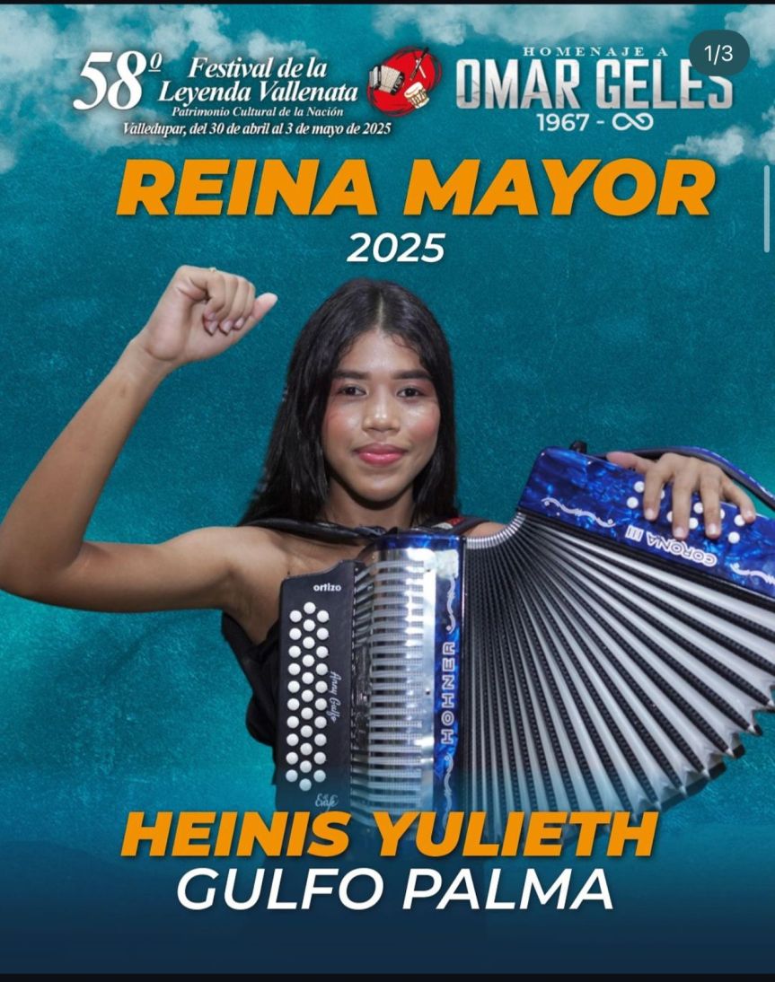 Reina Mayor del festival Vallenato&nbsp;2025