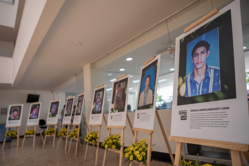 La Semana por la Paz en el Cesar inició con exposición fotográfica como un acto de reparación simbólica a familiares de víctimas de Ejecuciones&nbsp;Extrajudiciales